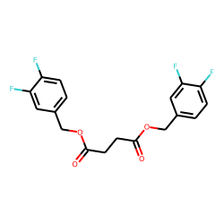 Succinic acid, di(3,4-difluorobenzyl) ester
