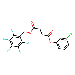 Succinic acid, 3-chlorophenyl pentafluorobenzyl ester