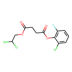 Succinic acid, 2-chloro-6-fluorophenyl 2,2-dichloroethyl ester