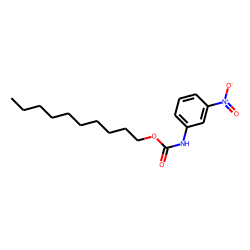 M-nitro carbanilic acid, n-decyl ester