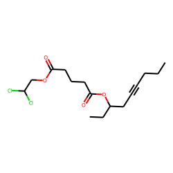 Glutaric acid, 2,2-dichloroethyl non-5-yn-3-yl ester