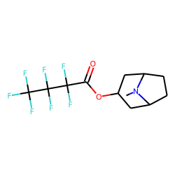 Tropine, heptafluorobutyrate