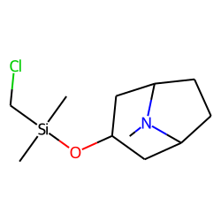 Tropine, chloromethyldimethylsilyl ether