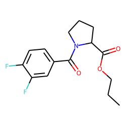 L-Proline, N-(3,4-difluorobenzoyl)-, propyl ester
