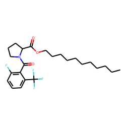 L-Proline, N-(2-fluoro-6-trifluoromethylbenzoyl)-, undecyl ester