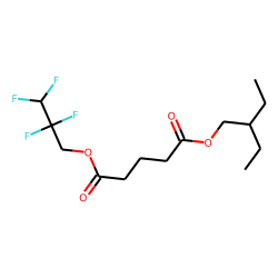 Glutaric acid, 2,2,3,3-tetrafluoropropyl 2-ethylbutyl ester