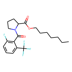 L-Proline, N-(2-fluoro-6-trifluoromethylbenzoyl)-, heptyl ester