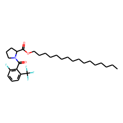 L-Proline, N-(2-fluoro-6-trifluoromethylbenzoyl)-, hexadecyl ester
