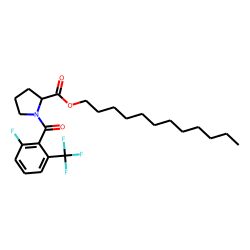 L-Proline, N-(2-fluoro-6-trifluoromethylbenzoyl)-, dodecyl ester