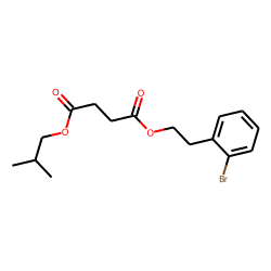 Succinic acid, 2-bromophenethyl isobutyl ester