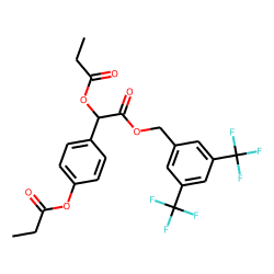 p-Hydroxymandelic acid, propionyl, DTFMBz