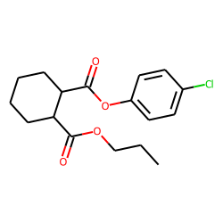 1,2-Cyclohexanedicarboxylic acid, 4-chlorophenyl propyl ester