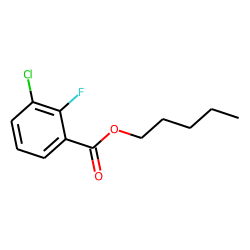 3-Chloro-2-fluorobenzoic acid, pentyl ester