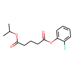 Glutaric acid, 2-fluorophenyl isopropyl ester