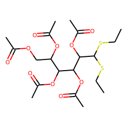 D-galactose, acetylated diethyldithioacetal derivative