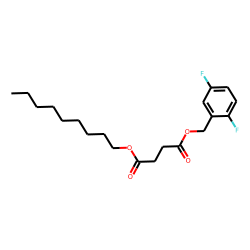 Succinic acid, 2,5-difluorobenzyl nonyl ester