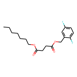 Succinic acid, 2,5-difluorobenzyl heptyl ester