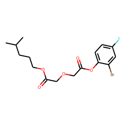 Diglycolic acid, 2-bromo-4-fluorophenyl isohexyl ester