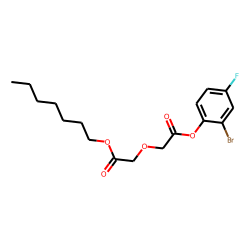Diglycolic acid, 2-bromo-4-fluorophenyl heptyl ester