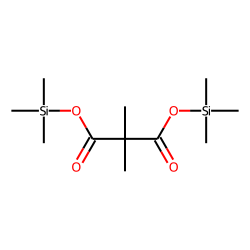 Propanedioic acid, dimethyl-, bis(trimethylsilyl) ester