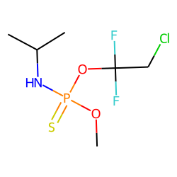 O-Methyl-O-(1,1-difluoro-2-chloroethyl)-N-isopropyl-phosphorothioamidate