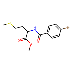 l-Methionine, N-(4-bromobenzoyl)-, methyl ester