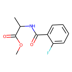 l-Alanine, N-(2-fluorobenzoyl)-, methyl ester