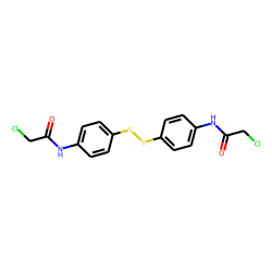 Disulfide, bis(p-chloro acetamido phenyl)