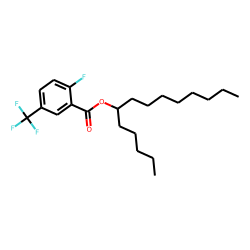 2-Fluoro-5-trifluoromethylbenzoic acid, 6-tetradecyl ester