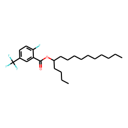 2-Fluoro-5-trifluoromethylbenzoic acid, 5-pentadecyl ester