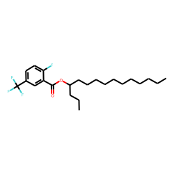 2-Fluoro-5-trifluoromethylbenzoic acid, 4-pentadecyl ester