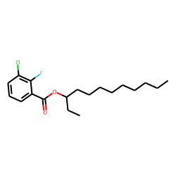 3-Chloro2-fluorobenzoic acid, 3-dodecyl ester