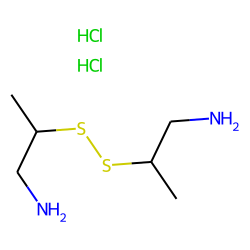 Bis(1-amino-2-propyl) disulfide dihydrochloride