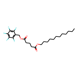 Glutaric acid, dodecyl pentafluorobenzyl ester