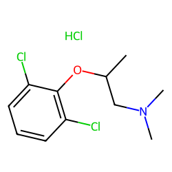 Propylamine, 2-(2,6-dichlorophenoxy)-n,n-dimethyl-, hydrochloride