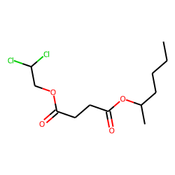 Succinic acid, 2,2-dichloroethyl 2-hexyl ester