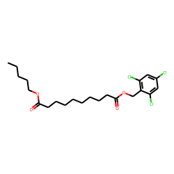 Sebacic acid, pentyl 2,4,6-trichlorobenzyl ester