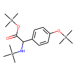 Glycine, 4-hydroxyphenyl, TMS