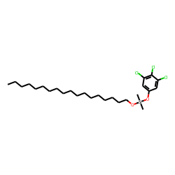 Silane, dimethyl(3,4,5-trichlorophenoxy)octadecyloxy-