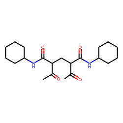 Alpha,alpha'-diacetyl-n,n'-dicyclohexyl-glutaramide