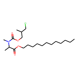 DL-Alanine, N-methyl-N-(3-chloro-2-methylpropoxycarbonyl)-, dodecyl ester