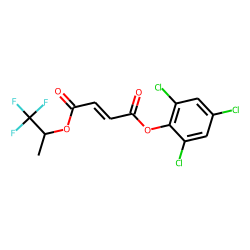 Fumaric acid, 2,4,6-trichlorophenyl 1,1,1-trifluoroprop-2-yl ester