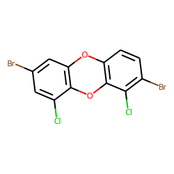 2,7-dibromo,1,9-dichloro-dibenzo-dioxin