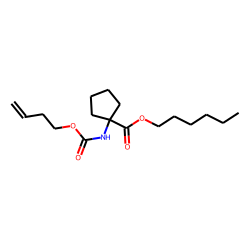 1-Aminocyclopentanecarboxylic acid, N-(but-3-en-1-yloxycarbonyl)-, hexyl ester