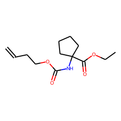 1-Aminocyclopentanecarboxylic acid, N-(but-3-en-1-yloxycarbonyl)-, ethyl ester