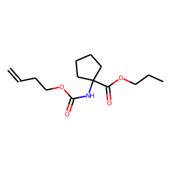 1-Aminocyclopentanecarboxylic acid, N-(but-3-en-1-yloxycarbonyl)-, propyl ester