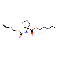 1-Aminocyclopentanecarboxylic acid, N-(but-3-en-1-yloxycarbonyl)-, pentyl ester