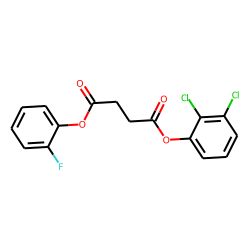 Succinic acid, 2,3-dichlorophenyl 2-fluorophenyl ester
