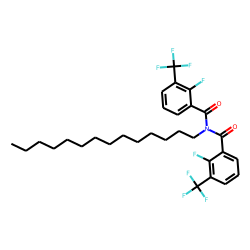 Benzamide, 3-trifluoromethyl-2-fluoro-N-(3-trifluoromethyl-2-fluorobenzoyl)-N-tetradecyl-