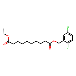 Sebacic acid, 2,5-dichlorobenzyl ethyl ester
